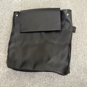 Urban Outfitters Kimchi Blue Black leather backpack with adjustable straps